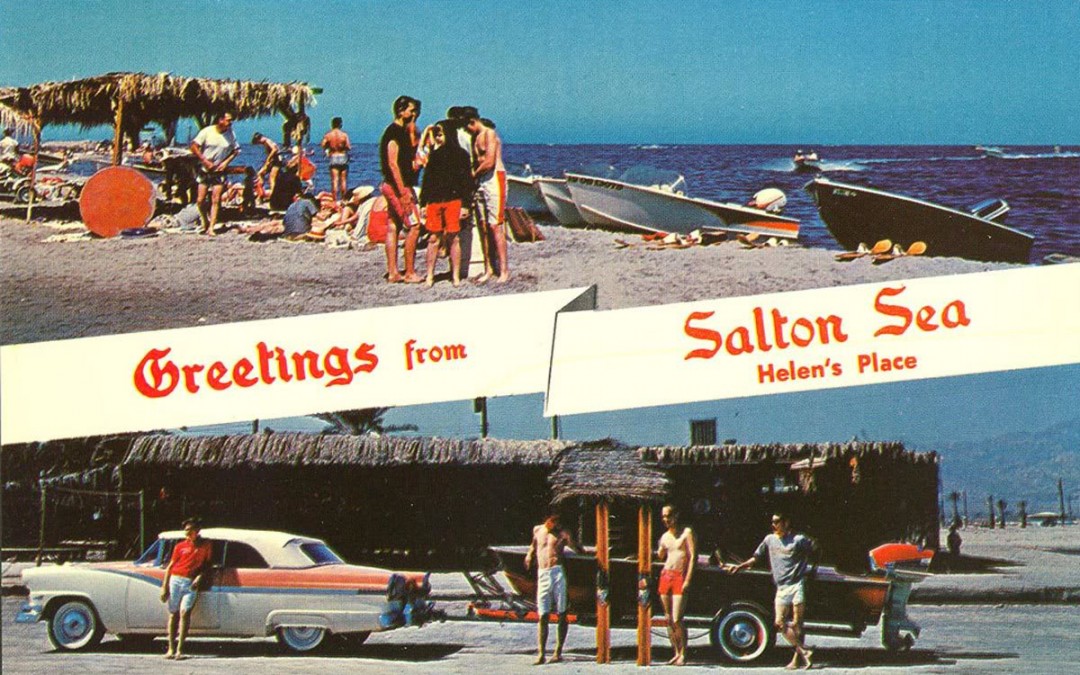 Salton Sea postcards, circa 1960.